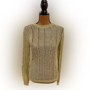 Endless Rose Gold Crew Neck Sweater - NWT